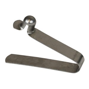 Optiparts Push button wheel lock stainless steel Optimist trolley