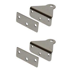 Optiparts Transom Gudgeons With Backplates (Set)