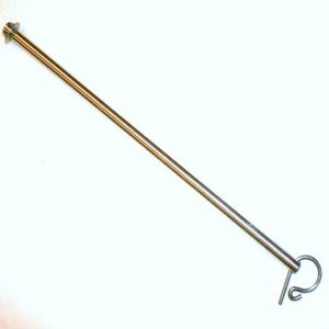 29er Rudder pin with 'R' clip