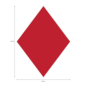 Red Diamond Sail Sticker