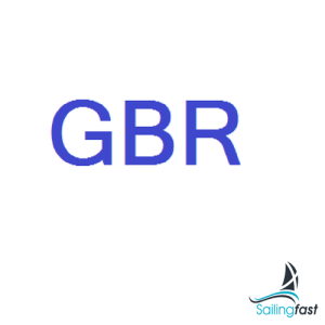 GBR Letter 230mm (Blue)