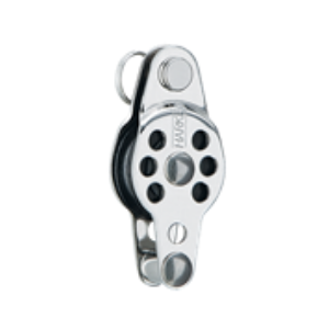 ILCA Vang Block - No Key 25mm Forkhead Wire Block — Becket