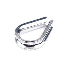 Thimble - 4mm Galvanised Steel