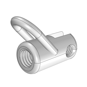 WASZP Push rod - hull - rear end