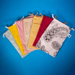 SecondLife Drawstring Kit Bag by Blue Dunes Accessories - Vinyasa (Blue & Green)