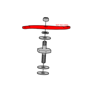 WASZP Reversing Lever Axle M5 Kit
