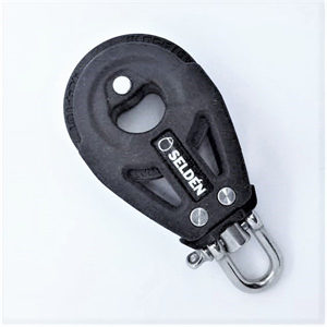 Selden Ball Bearing Block 40mm: Single With Shackle Swivel