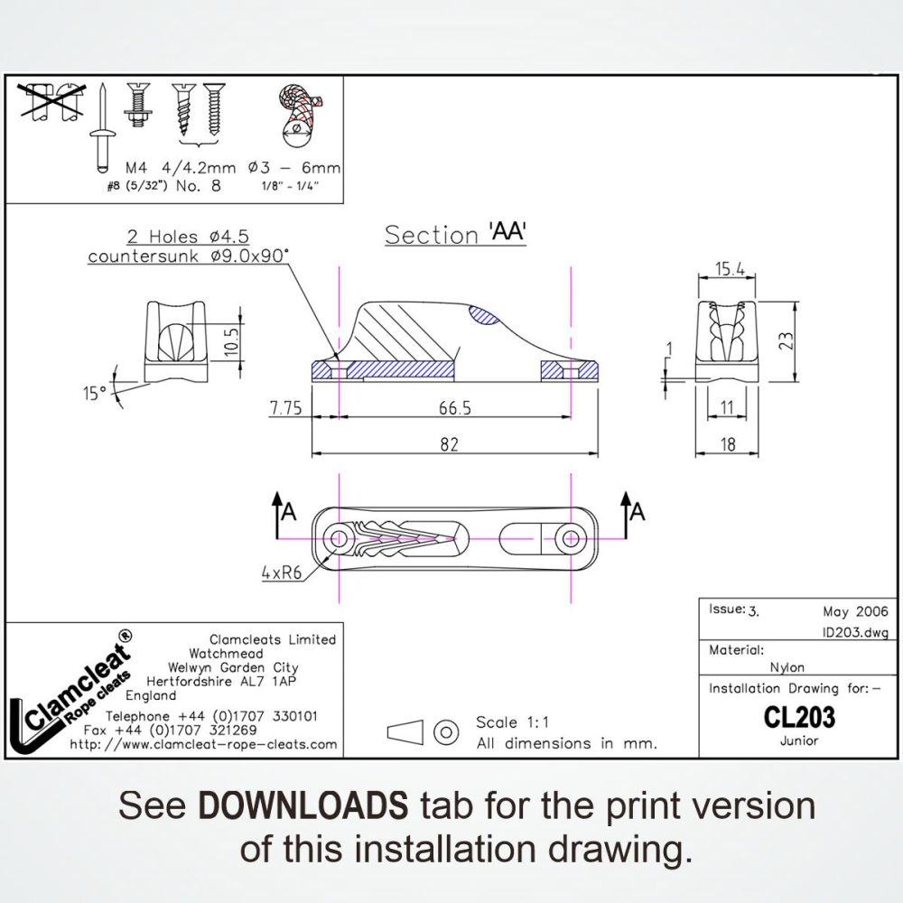 Clamcleat Junior CL203 - Image 6