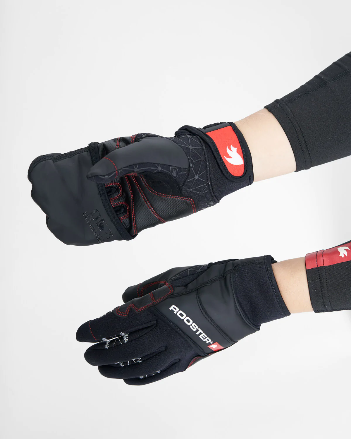 Rooster Combi gloves in use