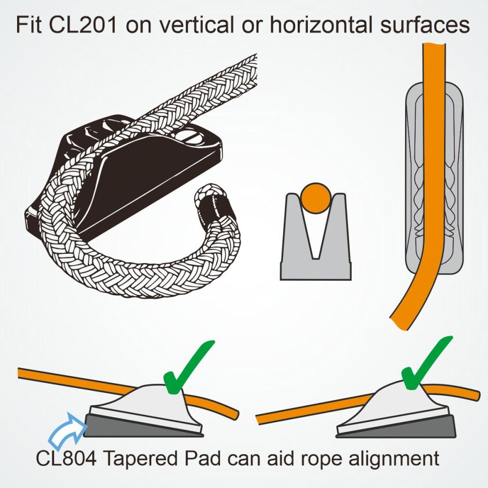 Clamcleat Vertical Cleat CL201 - Image 4
