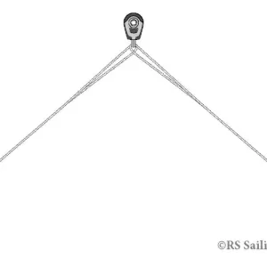 RS Feva Adjustable Mainsheet Strops inc. Block