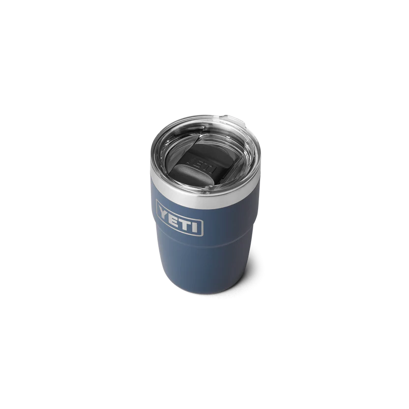 YETI Rambler 8 Oz Stackable Cup - Navy - Image 4