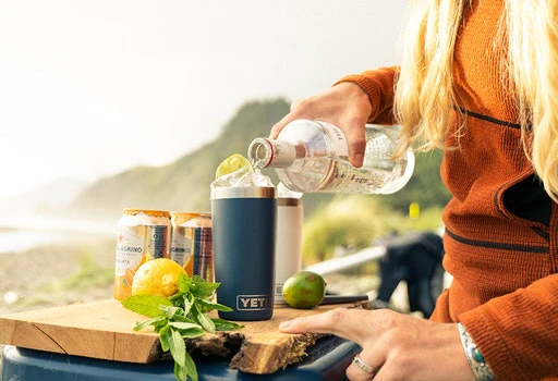 YETI Rambler 10 Oz Tumbler - Navy - Image 4