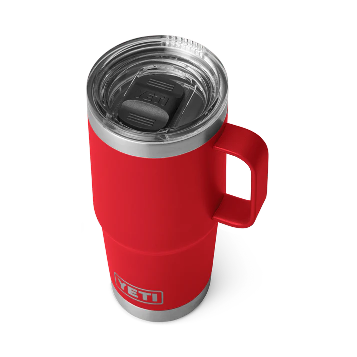 YETI Rambler 20 Oz Travel Mug - Rescue Red - Image 4