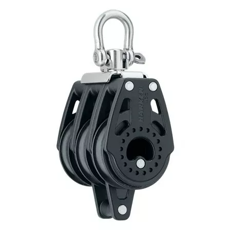 40m Triple Block — Swivel, Becket