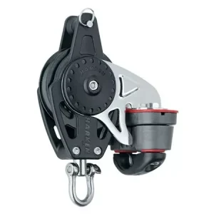 Harken 40mm Ratchet Block — Swivel, Becket, Cam Cleat