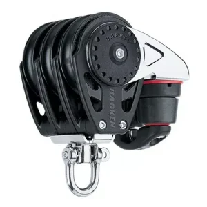 Harken 57mm Triple Block — Swivel, Cam Cleat